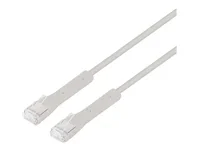 INT Cat6a F/FTP Flexi Patchk. 0,3m grau