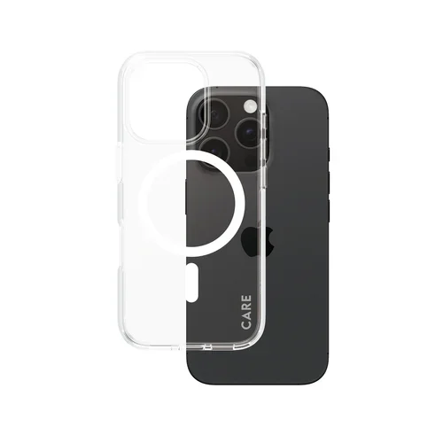 Care by Panzerglass Case Flagship White MagSafe iPhone 16