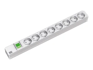 BACHMANN 48.26cm Steckdosenleiste 8fach