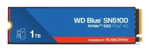 WD SSD M.2 (2280) 1TB Blue SN5100 Pcie 4.0/NVME (DI)