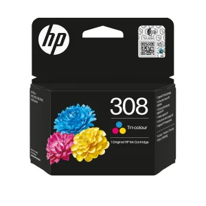 HP 308 Tri-Color Original Ink Cartridge