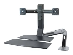 ERGOTRON WorkFit-A dual + Arbeitsflaeche