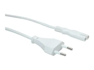 VALUE Netzkabel Euro-Flachstecker 1,8m