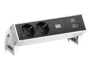 BACHMANN DESK2 2xSchutzkontakt USB A&C