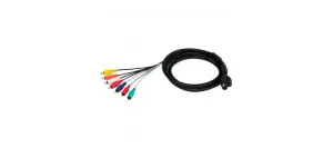 ZV709-3 – Hydra DIN to Component Cable 3 Foot