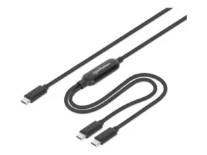 MH Dual USB-C Ladekabel 100 W 2 m