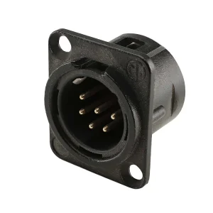 NEUTRIK XLR-Einbaustecker 6polig,