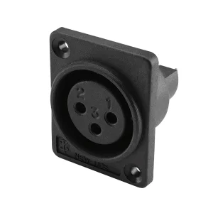 XLR-Einbaubuchse 3-pol (weiblich)