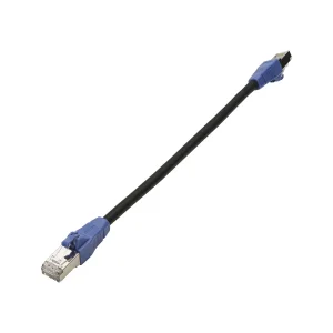 RJ45 Patchk. Cat.6a Easy Pull 0,50m sw