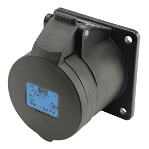 CEE-Einbaubuchse 3-pol schwarz 230V/32A