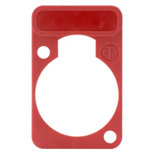 NEUTRIK Beschriftungsschild rot