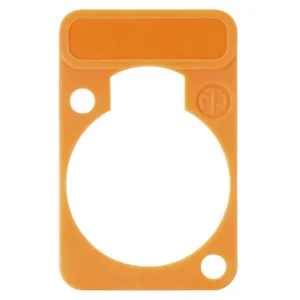 NEUTRIK Beschriftungsschild orange