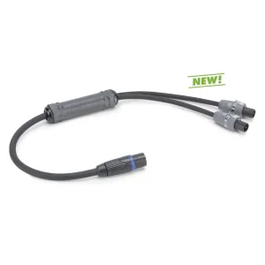 L/S Spleisskabel, schwarz,  5,00m