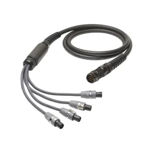 L/S Spleisskabel, schwarz, 10,00m