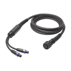 L/S Spleisskabel, schwarz,  5,00m