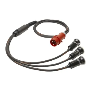 Netzkabelspleiss Titanex, schwarz, 10,00