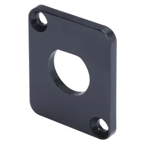 D-Flansch mit D-Lochung für BNC