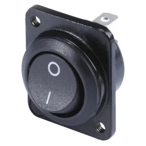 Wippschalter D-Flansch 1polig on/off