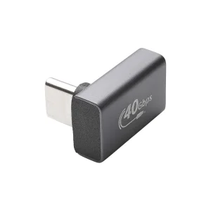 USB 4, Gen 3x2, Winkeladapter USB-C fm/m