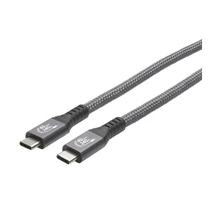 USB 4, Gen 3x2 male C <> male C, 1,0m