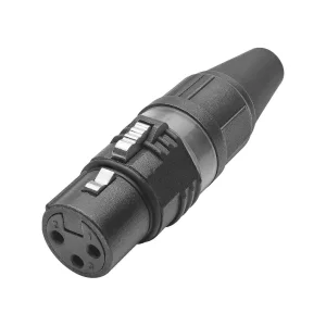 HICON-XLR Kabel-Buchse 3-pol PRO+
