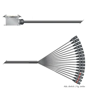 PC Isopod 2x0,22qmm, 10,00m, Spleisskabe