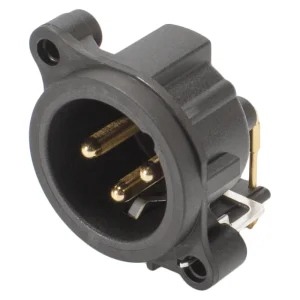 NEUTRIK XLR-Einbaustecker 3-pol A-Series