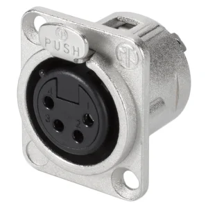 NEUTRIK XLR-Einbaubuchse 4polig,