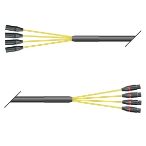 Multicorekabel Pegasus, schwarz,  3,00m