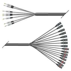 Multicorekabel Quantum, schwarz, 10,00m