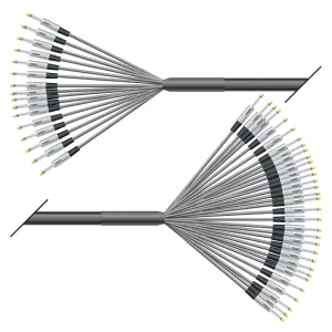 Multicorekabel Quantum, schwarz,  6,00m