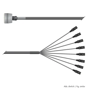 Multicorekabel Quantum, schwarz, 10,00m