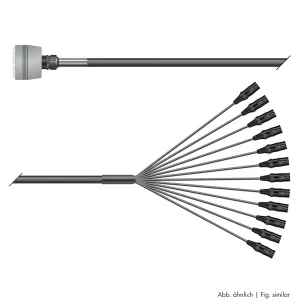 Multicorekabel Quantum, schwarz, 50,00m