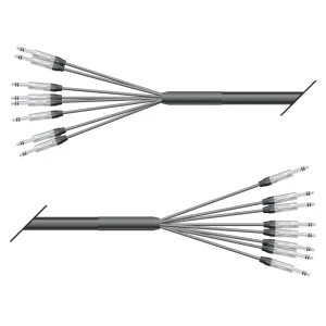 Multicorekabel Quantum, schwarz,  2,00m