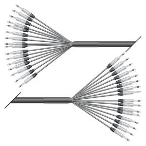 Multicorekabel Quantum, schwarz, 10,00m