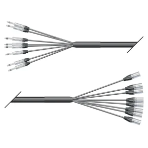 Multicorekabel Quantum, schwarz, 10,00m