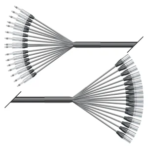 Multicorekabel Quantum, schwarz,  3,00m