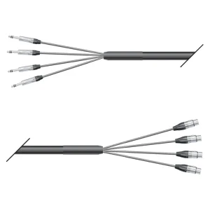 Multicorekabel Quantum, schwarz,  2,00m