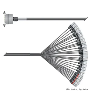 Multicorekabel Quantum, schwarz,  6,00m