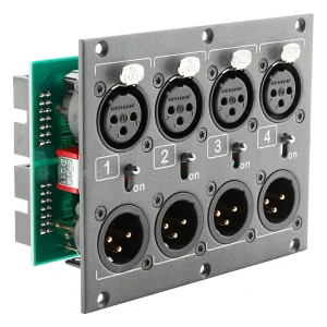 SYSBOXX-Modul 2HE 3BE 4CH XLR Board