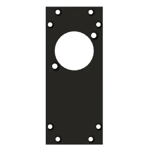 SYSBOXX-Frontblech 2HE 1BE 1xD-Typ