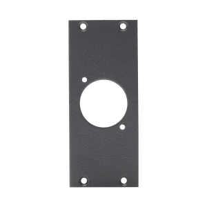 SYSBOXX-Frontblech 2HE 1BE 1xDTyp mittig