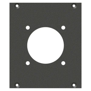 SYSBOXX-Frontblech 2HE 2BE 1xLK24/25