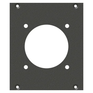 SYSBOXX-Frontblech 2HE 2BE 1xLK37