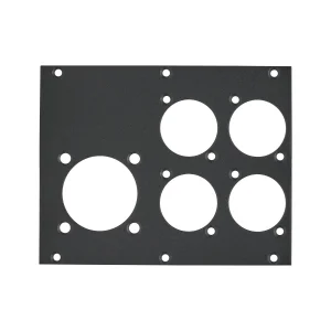 SYSBOXX-Frontblech 2HE 3BE, 1xNL8/4xNL4