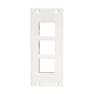 SYSBOXX-Frontblech 2HE 1BE 3xKeystone