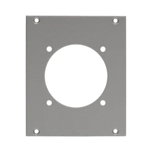 SYSBOXX-Frontblech 2HE 2BE 1x SCHUKO