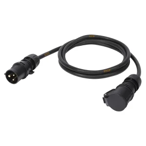 Netzkabel Titanex, schwarz, 20,00m