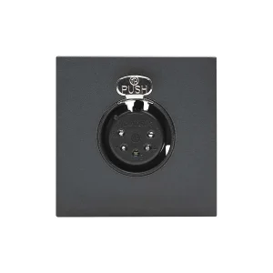 SYSWALL45 XLR 5p fem. -> Klemmblock