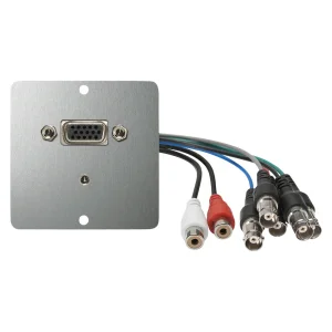 SYSWALL50 VGA+Minikl. -> Kabelbuchsen